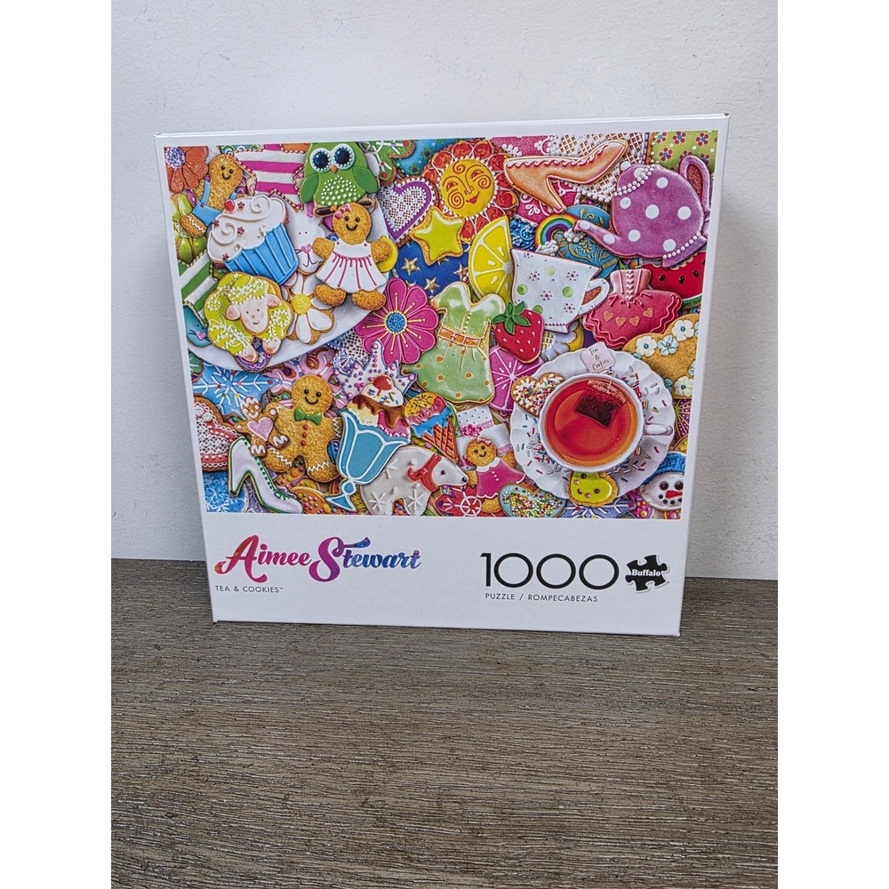Tea & Cookies - 1000 Piece Jigsaw Puzzle by Aimee Stewart and Buffalo Games